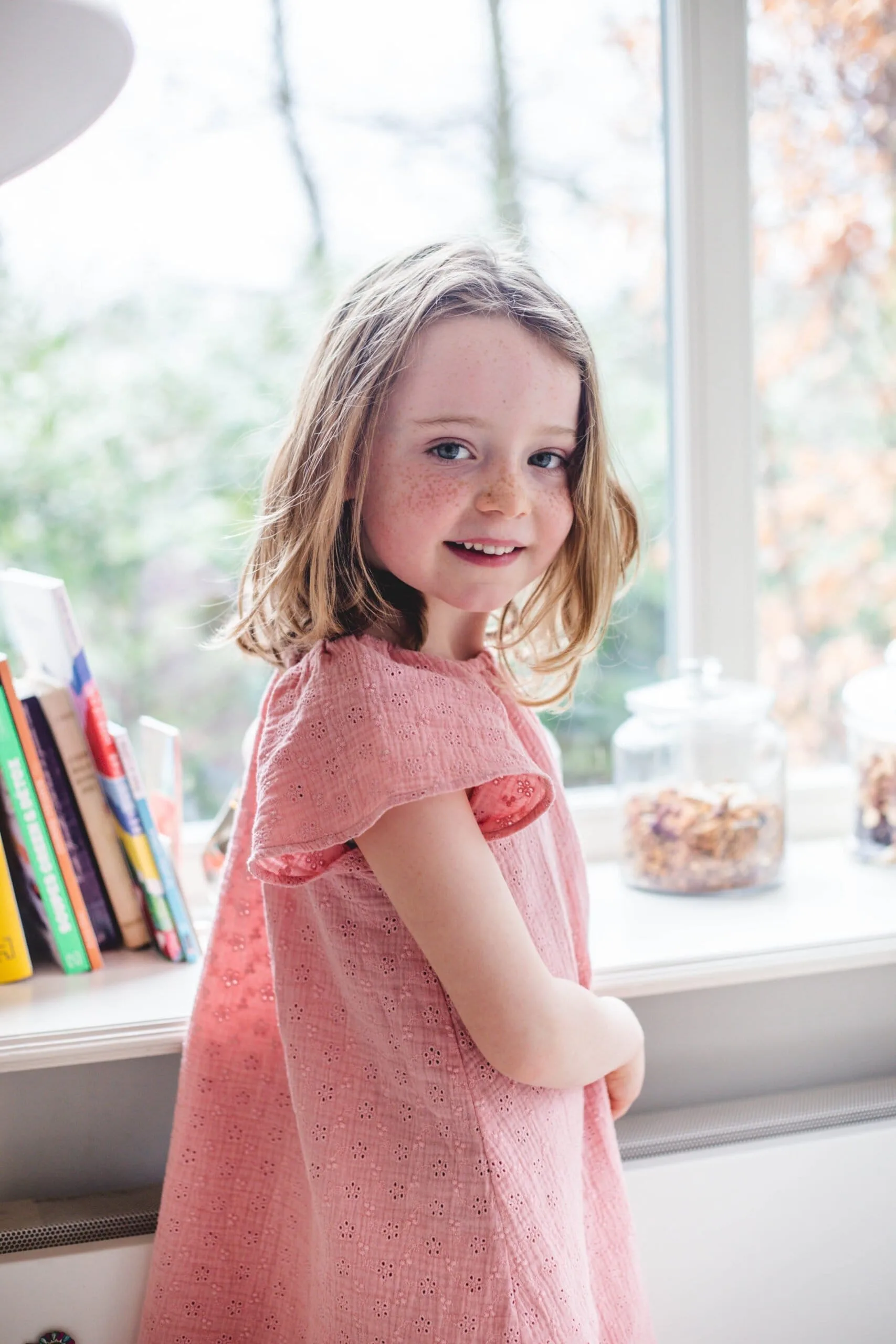 Chemise de nuit Chloé rose